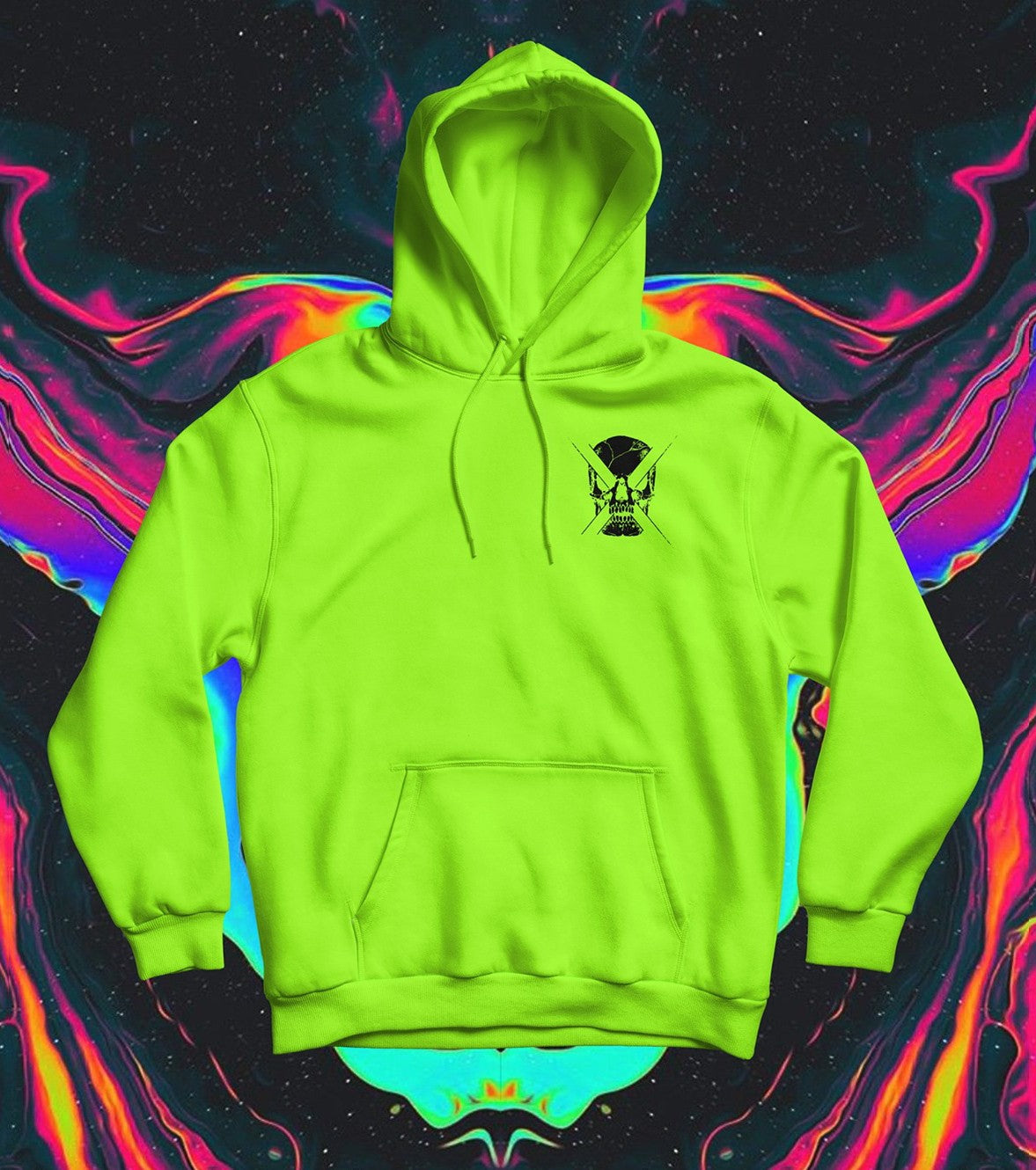 Hashashins The Skull Hoodie (Seledyn)