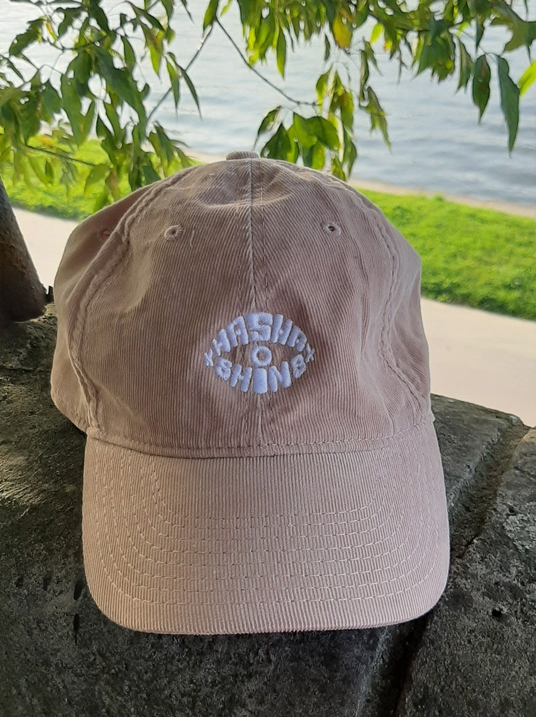 CZAPKA HASHA CORDUROY CAP - POWDER PINK