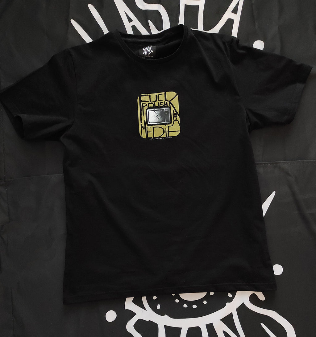 HASHASHINS - FUCK POLISH MEDIA T - SHIRT