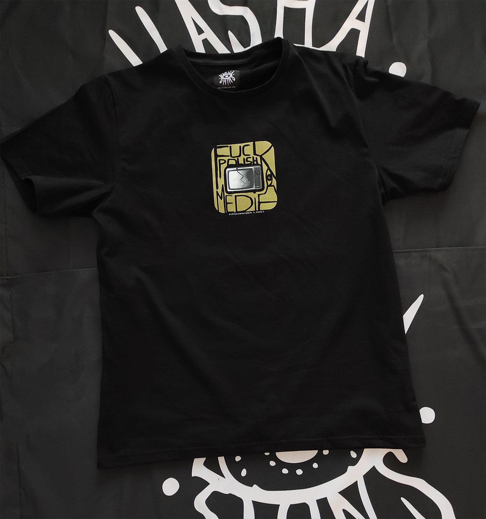 HASHASHINS - FUCK POLISH MEDIA T - SHIRT