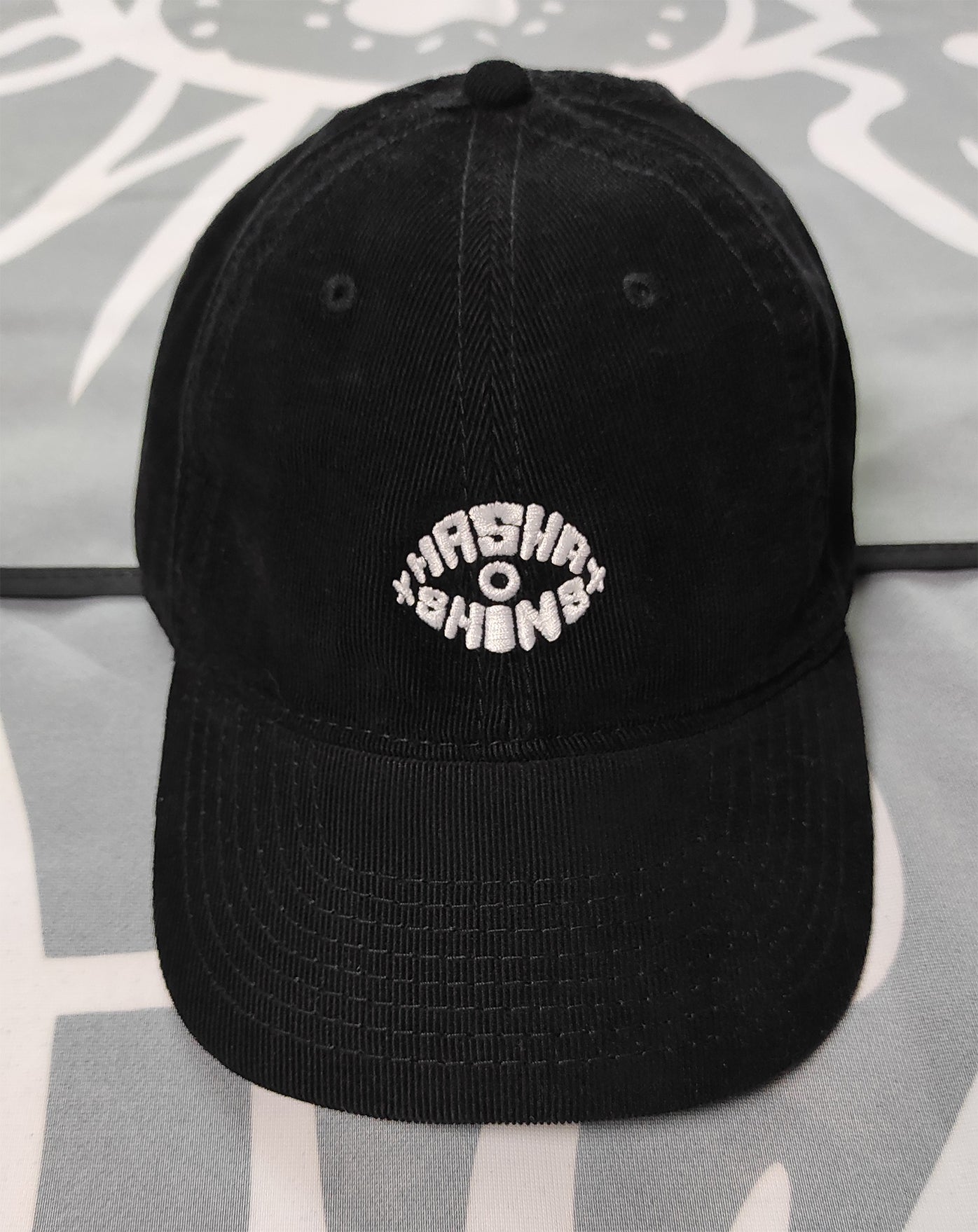 CZAPKA HASHA CORDUROY CAP - BLACK